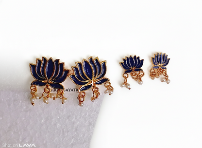 invisible Necklace,traditional Jhumkas,stone earring