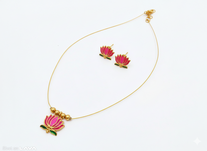 invisible Necklace,traditional Jhumkas,stone earring