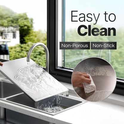 Stainless Steel Chopping Board (35x31cm)